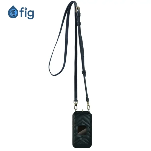 ⁦כיסוי עור אמיתי עם רצועה ל-Fig II⁩ – תמונה ⁦2⁩