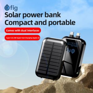 מטען נייד סולארי מהיר קומפקטי